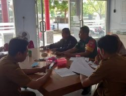 Ciptakan Sinergi, Babinsa Koramil 01/Kota Kodim 0723/Klaten Sambangi Perangkat Desa Krajan