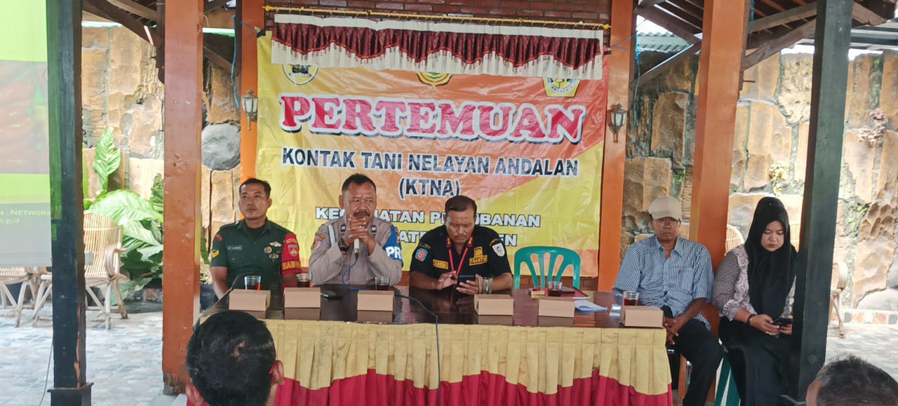 Babinsa Koramil 09/Prambanan Hadiri Pertemuan KTNA, Dukung Swasembada Pangan Nasional