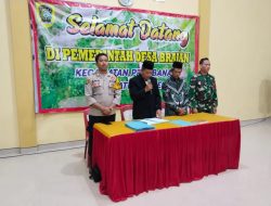 Wujud Komitmen TNI Dalam Kolaborasi, Babinsa Prambanan Hadiri Pelantikan Ketua RT dan RW Desa Brajan