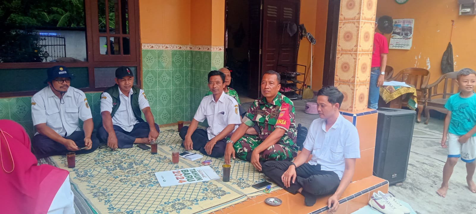 Babinsa Koramil Wonosari Hadiri Pertemuan Kelompok Tani Mulyo Lestari Desa Bentangan, Ini Ucapnya