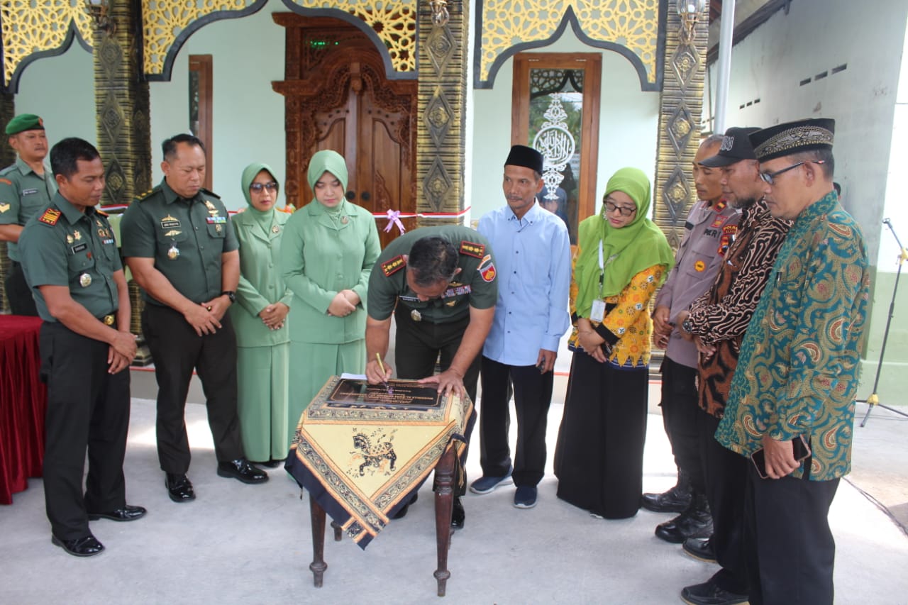 Mushola Al Quds Koramil 17/Karangdowo Diresmikan Dandim Klaten