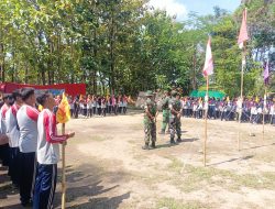 Bati Tuud Koramil 22 Wonosari Berikan Wasbang Dan Kedisiplinan Siswa SMPN 2 Wonosari