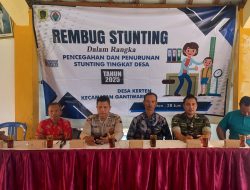 Babinsa Koramil Gantiwarno Hadiri Acara Rembuk Stunting di Desa Kerten