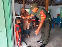 Babinsa Wonosari Pendampingan Kegiatan Posyandu Balita Dukuh Temuireng, Ini Katanya