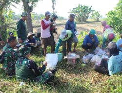 Kebersamaan Warga Dan TNI Saat Pra TMMD Reg 121 Kodim Klaten