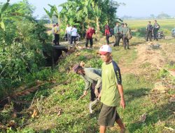 Warga Klaten dan TNI Siapkan Lokasi Betonisasi TMMD Reg 121