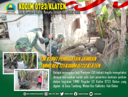Jambanisasi TMMD Reg 121 Kodim Klaten Sasar Rumah Pariyem