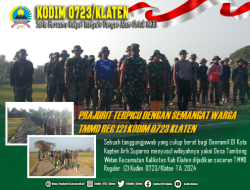 Selalu Pacu Prajurit dan Warga Klaten di TMMD Reg 121