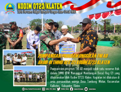 Pompanisasi Program Andalan TNI AD, Hadir di TMMD Reg 121