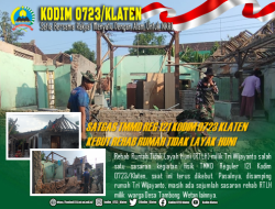 Satgas TMMD Reg 121 Terus Dikebut Rehab RTLH Milik Tri Wijayanto