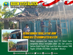 Rumah Mbah Darmo Ikoro Di Bongkar TNI