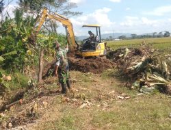 Alat Berat Diturunkan Satgas TMMD Reg 121 Kodim Klaten