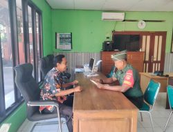 Babinsa Desa Duwet Gelar Komsos Di Kantor Desa Duwet Wonosari Klaten, Ini Harapnya