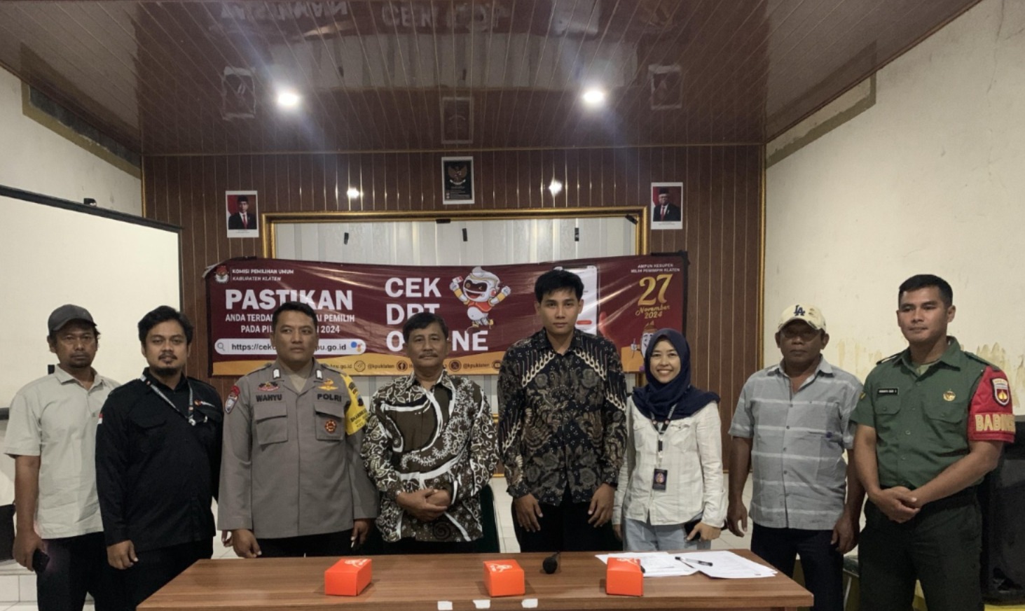 Babinsa Koramil Wonosari Hadiri Rapat PPS Desa Bulan Wonosari Klaten