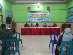 Babinsa Koramil Klaten Utara Hadiri Rembug Stunting, Upayakan Penanganan Stunting Secara Terpadu