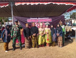 Babinsa Wonosari Amankan Kegiatan Karnaval Peringati HUT Kemerdekaan RI Ke-79 Desa Teloyo Klaten