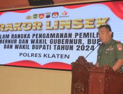 Rakor Linsek Langkah Awal Menciptakan Kondusifitas Pada Pilkada 2024