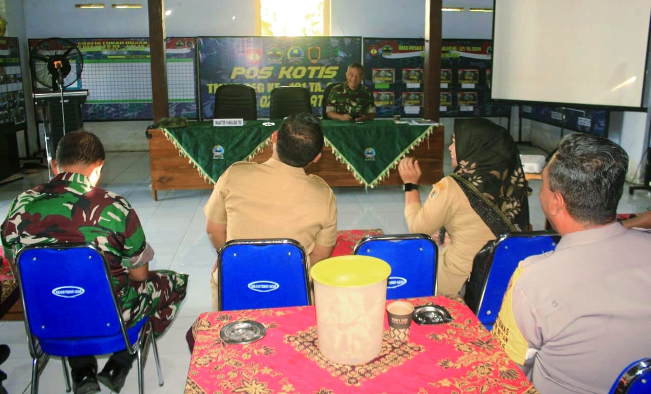 TMMD Kodim Klaten Di Evaluasi Dansatgas