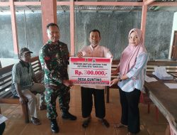 Babinsa Koramil Wonosari Pantau Penyaluran Bantuan Langsung Tunai Desa Gunting Klaten