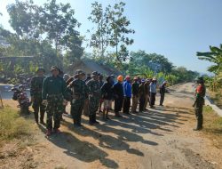 Awali Kegiatan Karya Bakti Mandiri Klaten Bersinar XXIV Desa Geneng, Babinsa Pimpin Apel Pagi