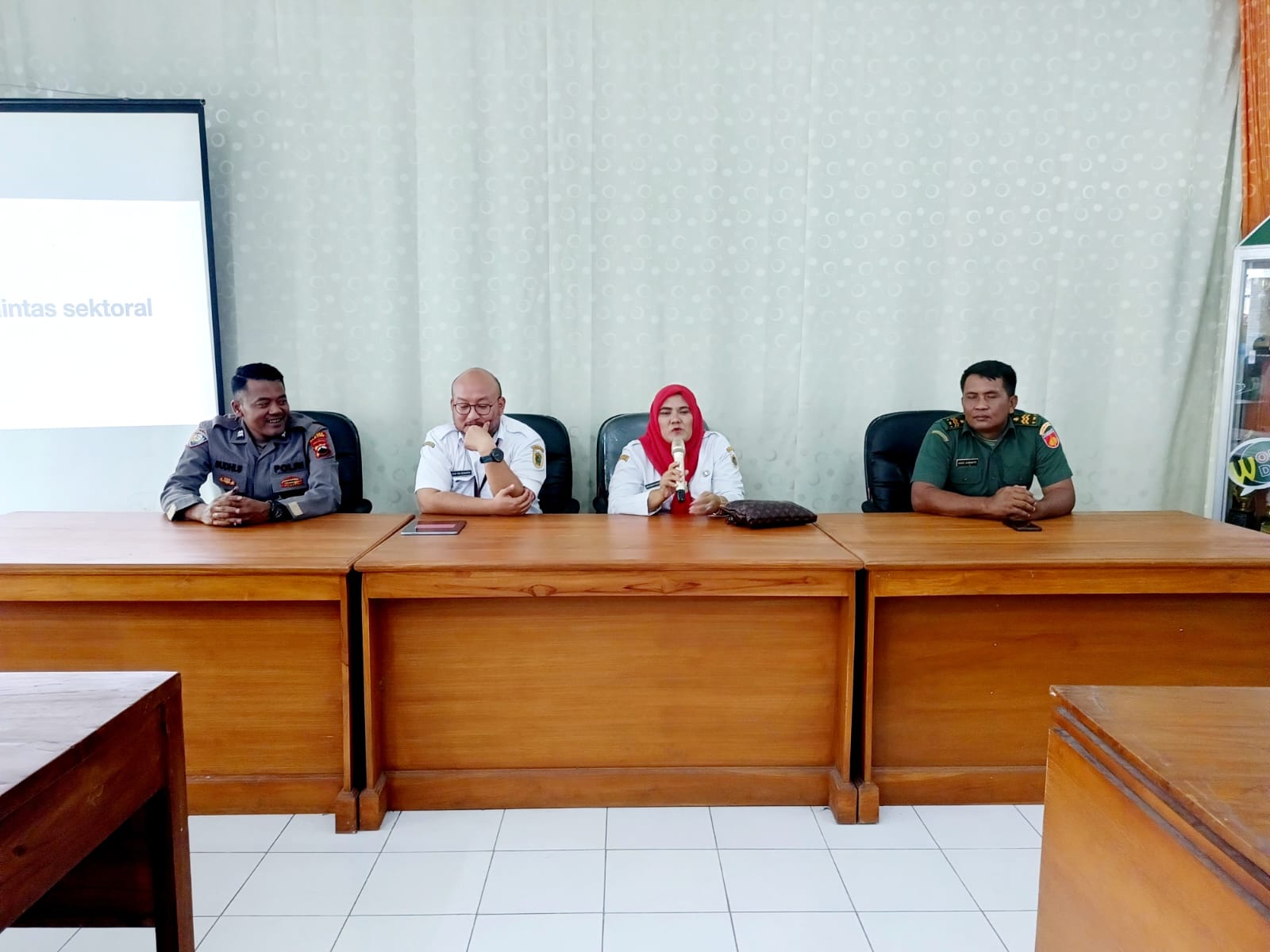 Harapanan Bati Tuud Koramil 22 Wonosari Hadiri Rakor Linsek Bidang Kesehatan Puskesmas Wonosari II