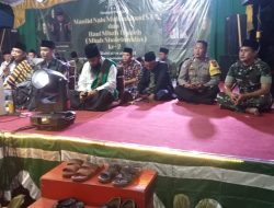 Amankan Pengajian Maulid Nabi Muhammad SAW, Babinsa Koramil Ceper Sampaikan Ini
