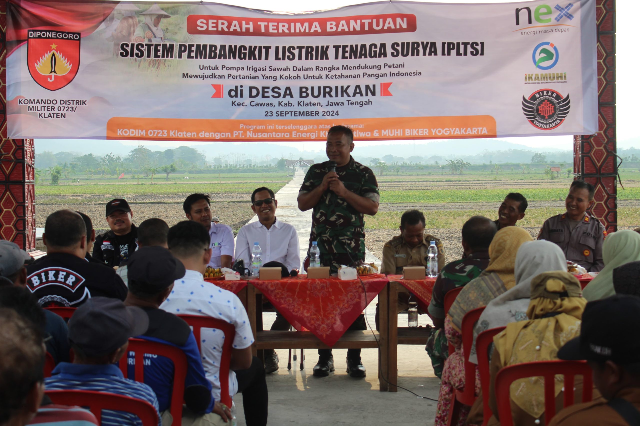 Serah Terima Sistem PLTS Di Desa Burikan Solusi Energi Untuk Pertanian Dukungan Ketahanan Pangan