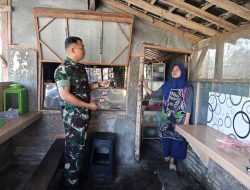 Babinsa Koramil Ceper Kunjungi Pelaku UMKM Desa Pokak Ceper Klaten, Ini Harapannya