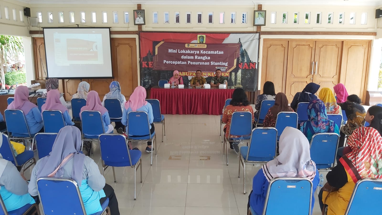 Persiapan SSGI Bati Tuud Koramil Prambanan Klaten Hadiri Mini Lokakarya dan Koordinasi Lintas Sektoral