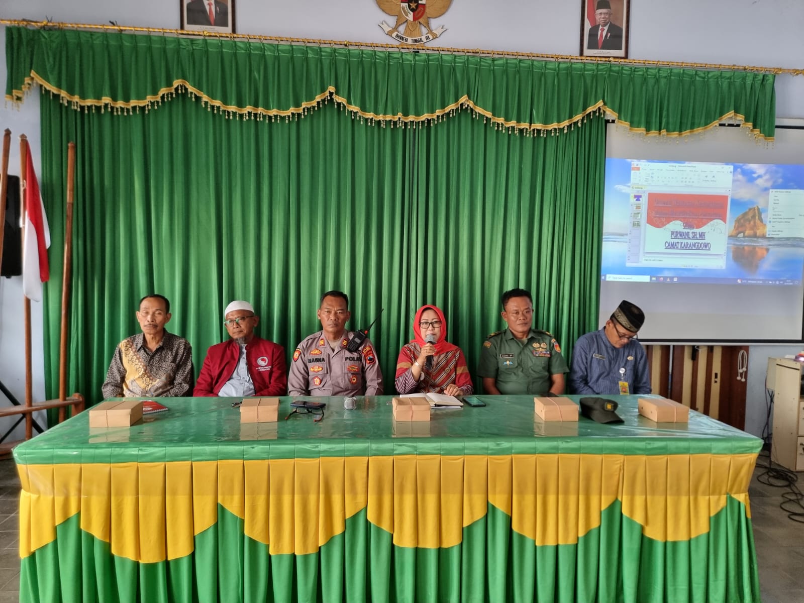 Hadiri Rapat Koordinasi Sinergitas Tokoh Agama dan Masyarakat, Ini Kta Bati Tuud Koramil Karangdowo Klaten