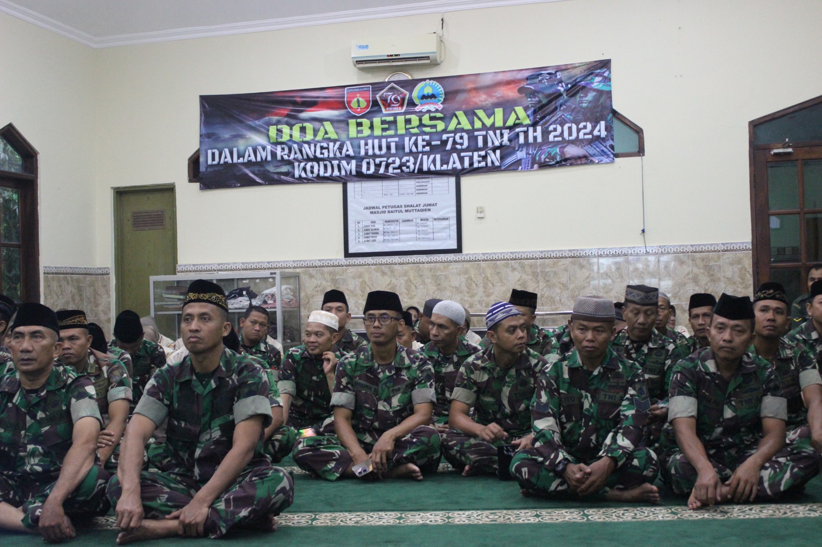 Doa Bersama Kodim Klaten Untuk TNI
