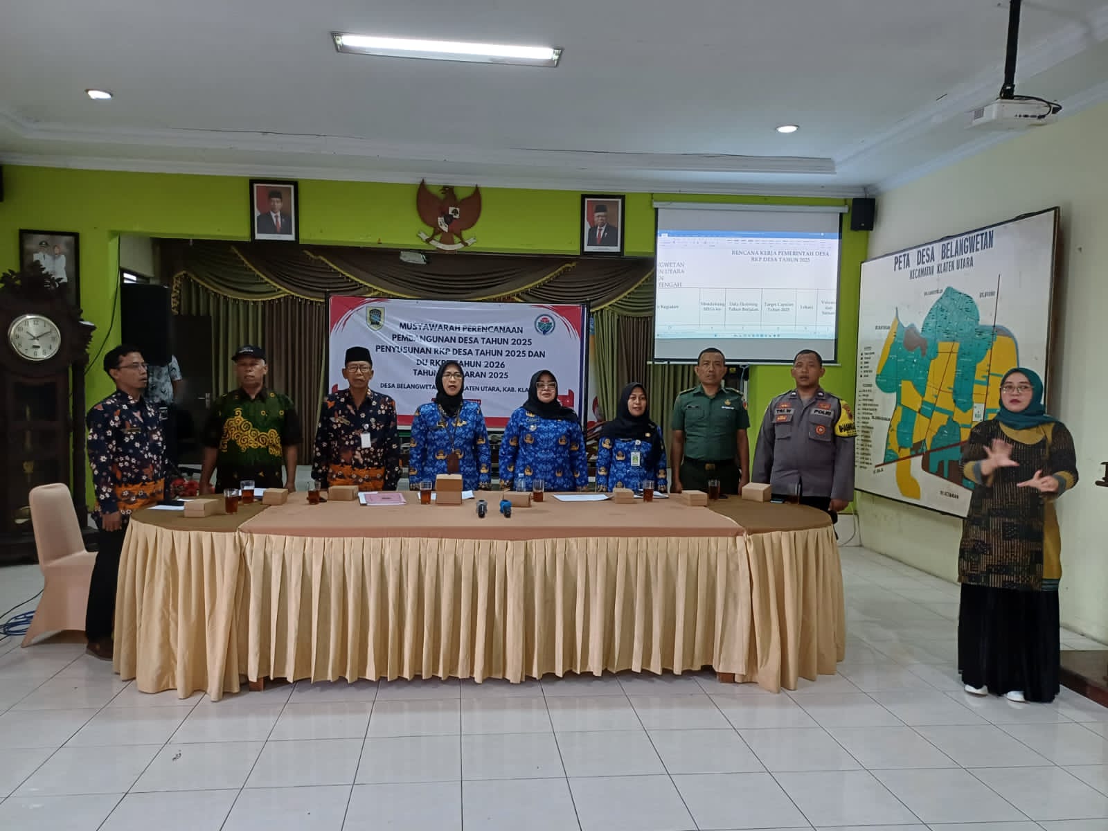 Musrenbangdes Desa Belang Wetan Klaten Utara, Babinsa Siap Dukung Kemajuan Desa