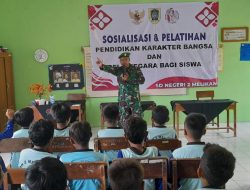 SDN Melikan Klaten terima Sosialisasi Dan Pelatihan Pendidikan Karakter Bangsa Oleh Koramil Wedi