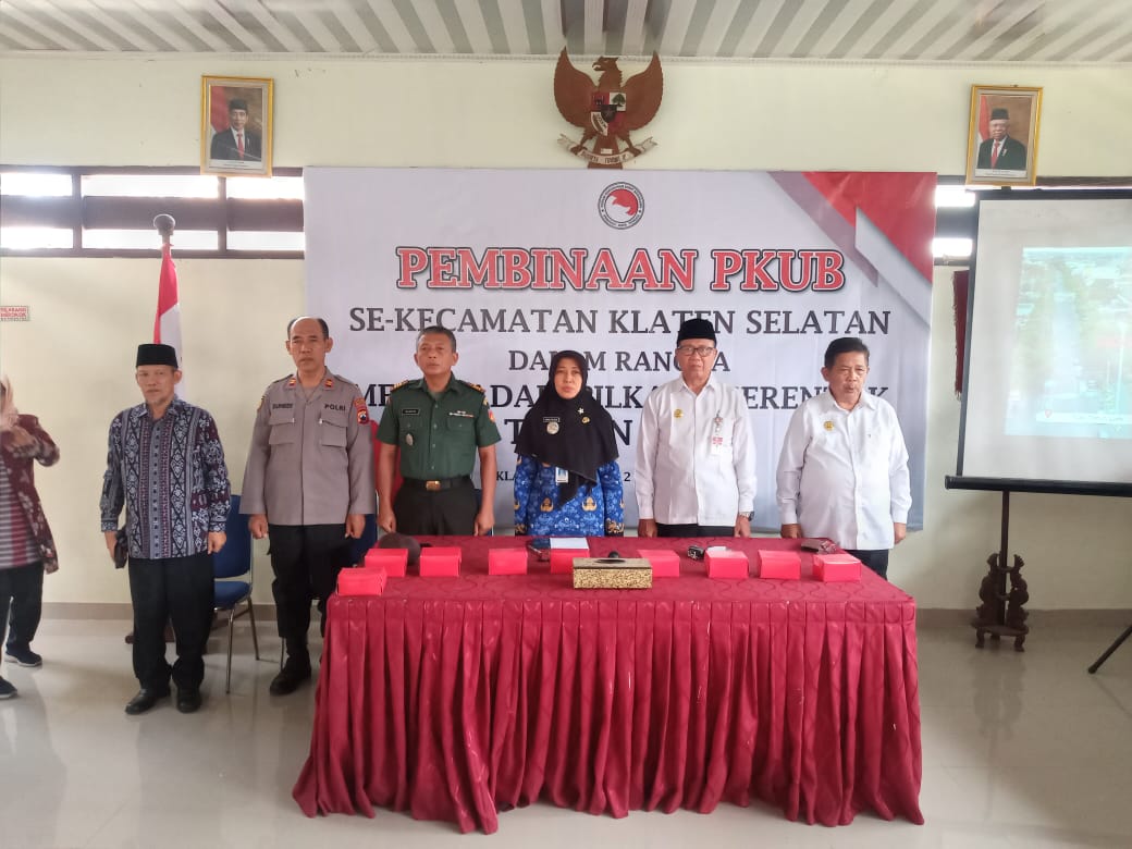 Jelang Pilkada, Danramil Kebonarum Hadiri Pembinaan PKUB Se-Kecamatan Klaten Selatan