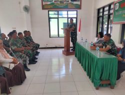 Keluarga Besar Koramil Wonosari Kodim Klaten Gelar Acara Serah Terima Jabatan Danramil