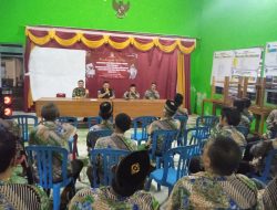 Babinsa Wonosari Klaten Hadiri Rapat Koordinasi Linmas Desa Sidowarno, Persiapan Pilkada Serentak 2024