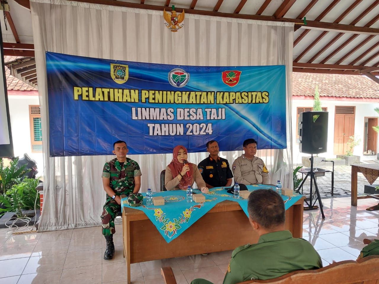 Babinsa Taji Hadiri Kegiatan Peningkatan Kapasitas Linmas Desa Taji, Ini Harapnya