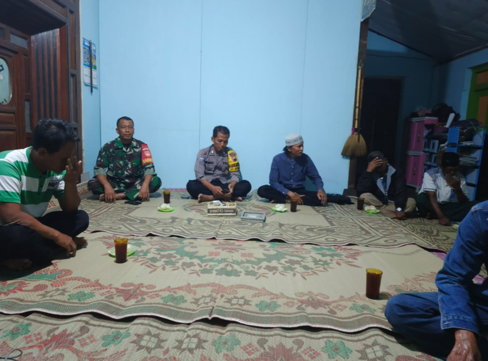 Babinsa Koramil Wonosari Hadiri Rapat Paguyuban RT/RW se-Desa Bentangan Klaten