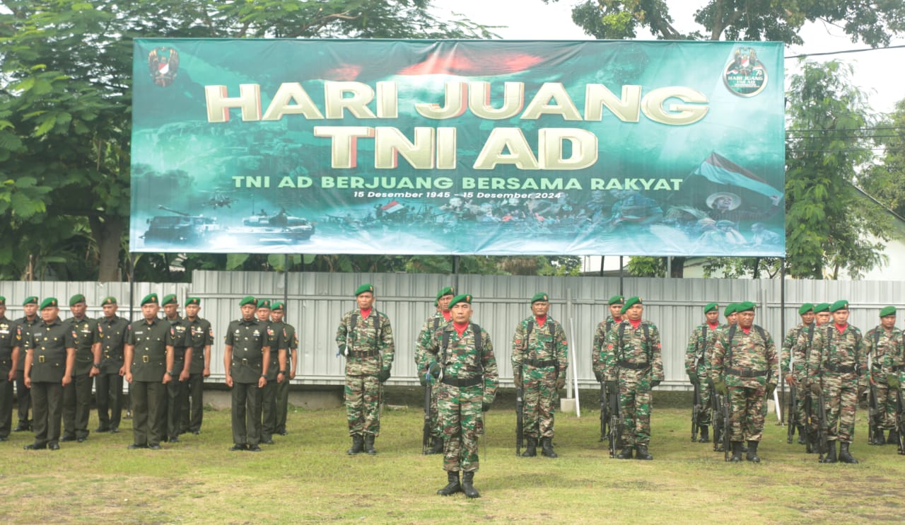 Kodim 0723/Klaten Gelar Upacara Peringatan Hari Juang TNI AD Tahun 2024