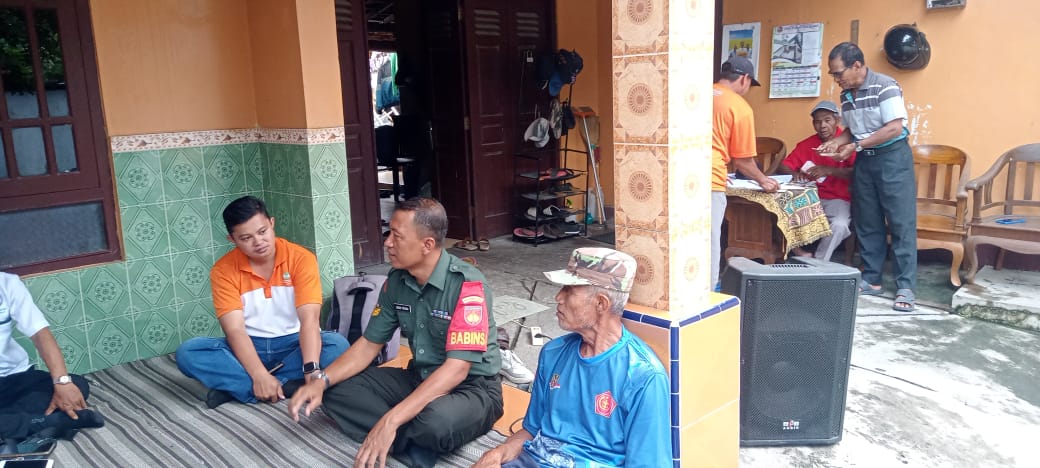 Hadiri Rapat Kelompok Tani Mulyo Lestari Desa Bentangan Wonosari Klaten, Ini Harapan Babinsa