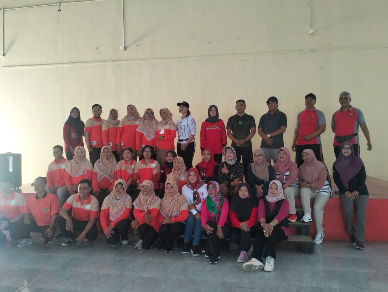 Danramil Klaten Utara Hadiri Senam Kebugaran Jasmani Lintas Sektoral, Eratkan Sinergitas