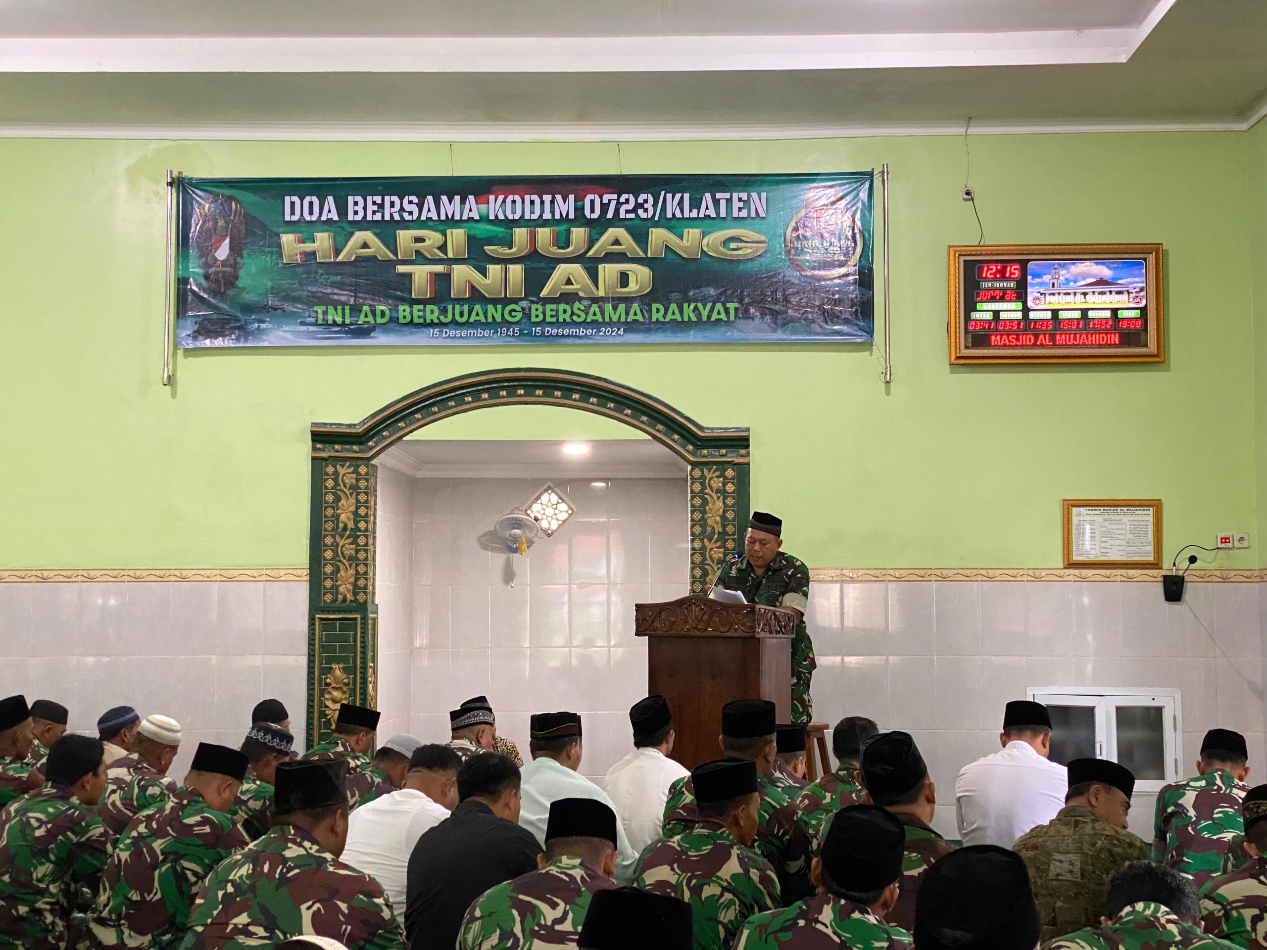 Kodim 0723 Klaten Gelar Doa Bersama Peringati Hari Juang TNI AD Tahun 2024