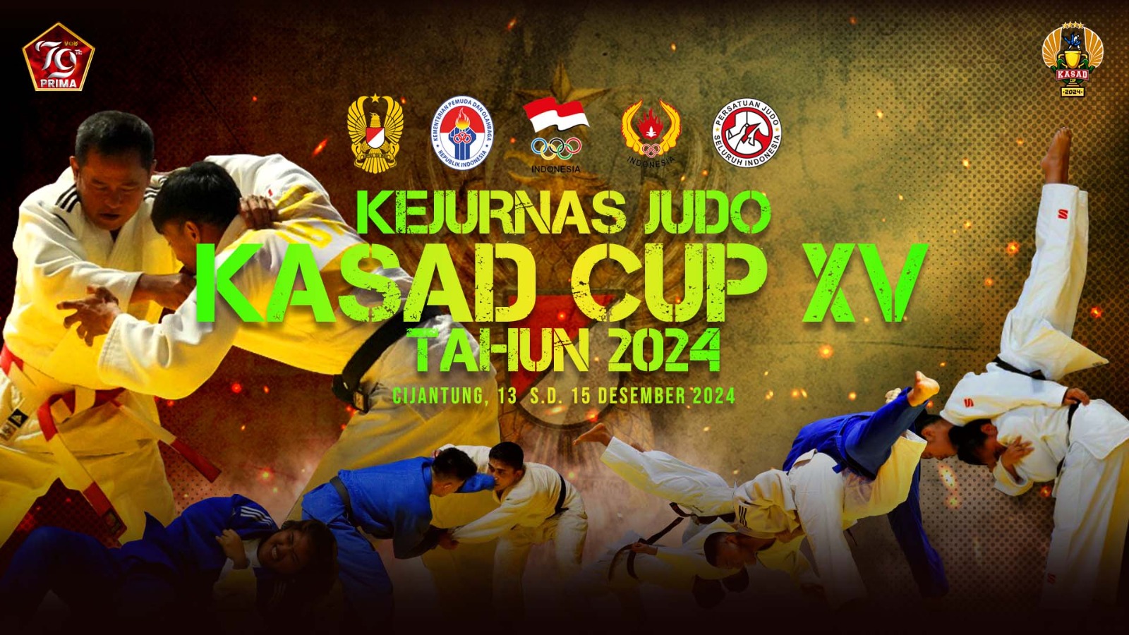 Kejurnas Judo Kasad Cup XV Tahun 2024