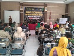 Dandim 0723/Klaten Pimpin Rakor Pencapaian Swasembada Pangan Kabupaten Klaten