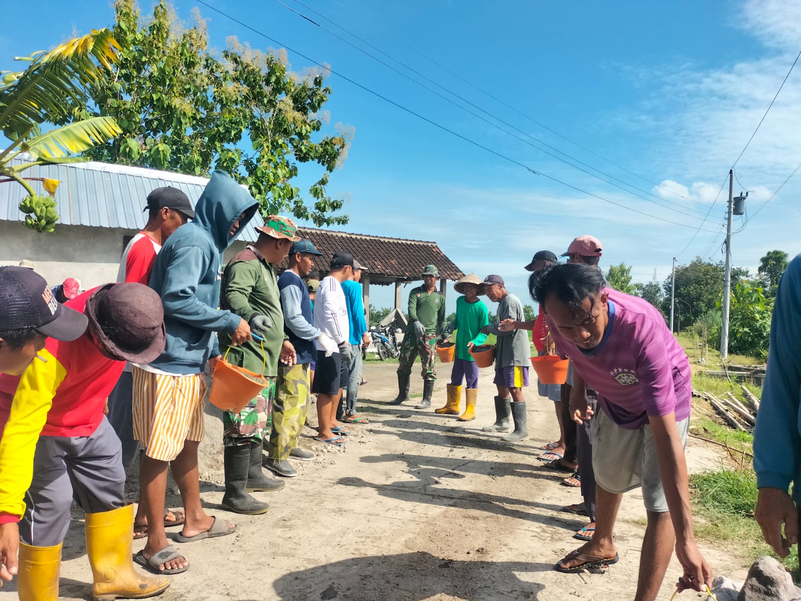 Pra KBMKB Klaten Bersinar 2025 Di Desa Jelobo Wonosari Tingkatkan Infrastruktur