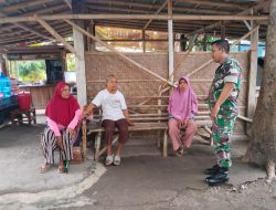 Pesan Babinsa Koramil 08/Ngawen Saat Sambangi Ibu-Ibu Warga Desa Kwaren Klaten