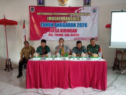 Babinsa Koramil 16/Tulung Sampaikan Ini Saat Hadiri Musrenbangdes Desa Kiringan Klaten