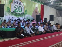 Eratkan Silaturahmi, Danramil 22 Wonosari Hadiri Pengajian Akbar Milad ke-20 Ponpes At Ta’awun Wonosari Klaten