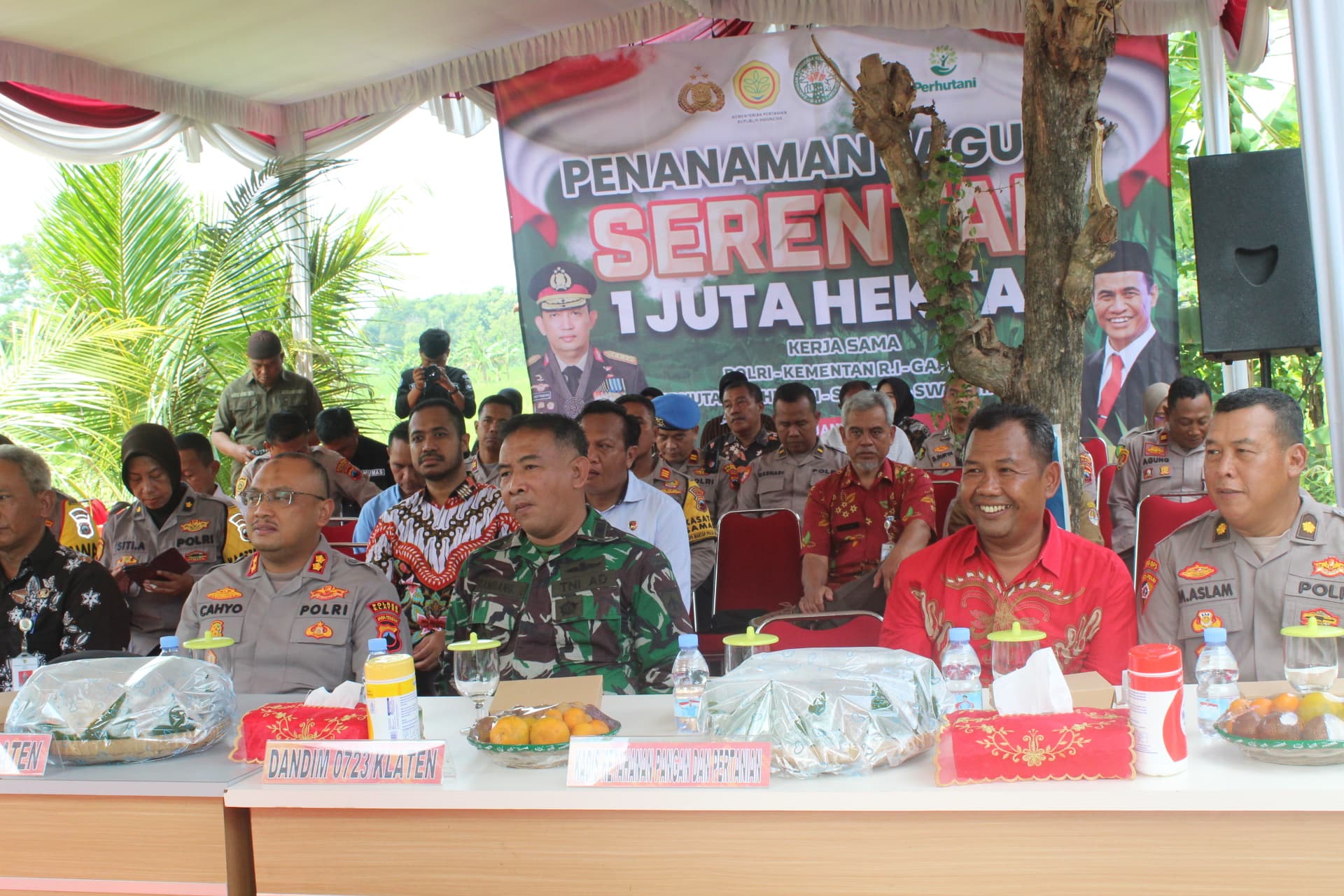 Dandim Klaten Hadiri Tanam Jagung Serentak Sejuta Hektar