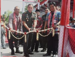 Pangdam IV Diponegoro Resmikan Jembatan Merah Putih Di Klaten